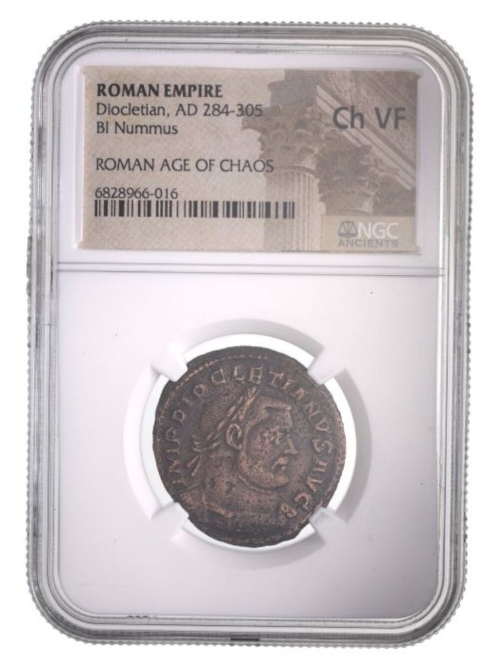 Diocletian BI Nummus AD 284-305 NGC Ch VF Ancient Roman Coin